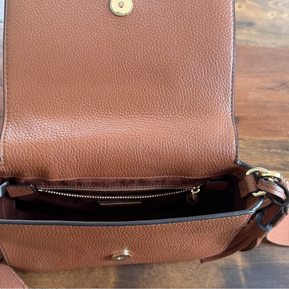 Tory Burch Brown Leather Crossbody Bag - Picture 3 of 7